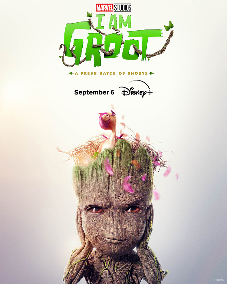I Am Groot: Season 2 on Disney+ logo