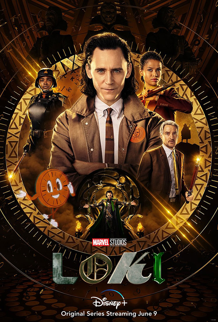 Loki on Disney+ poster